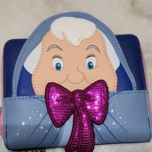 New Loungefly Cinderella Fairy Godmother Cosplay Wallet